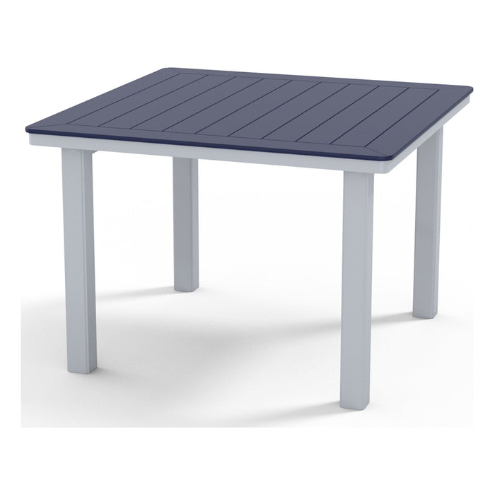 Telescope Casual Slat Dining Table Height With 42" Square Table Top