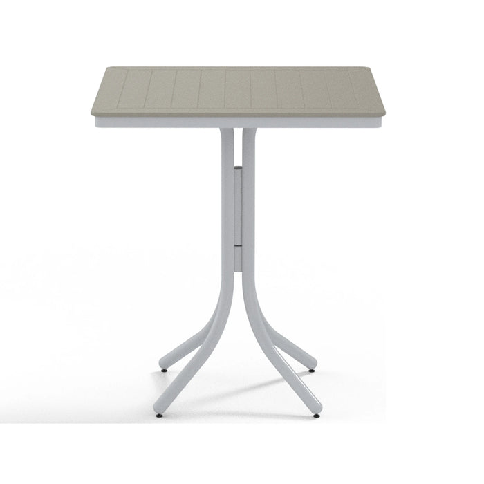 Telescope Casual Slat Dining Height Table With 36" Square Table Top