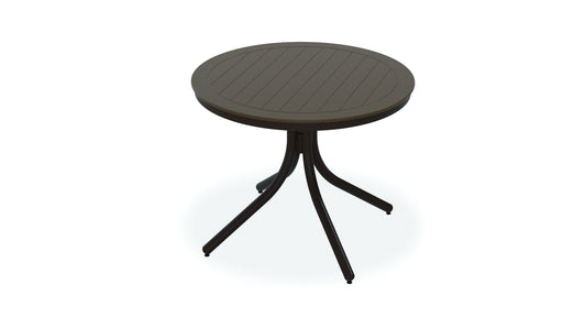 Telescope Casual Slat Dining Height Table With 36 inch Round Table Top
