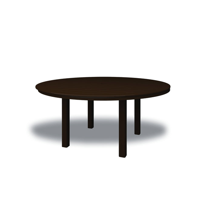 Telescope Casual Slat Dining Height Table With 64" Round Table Top