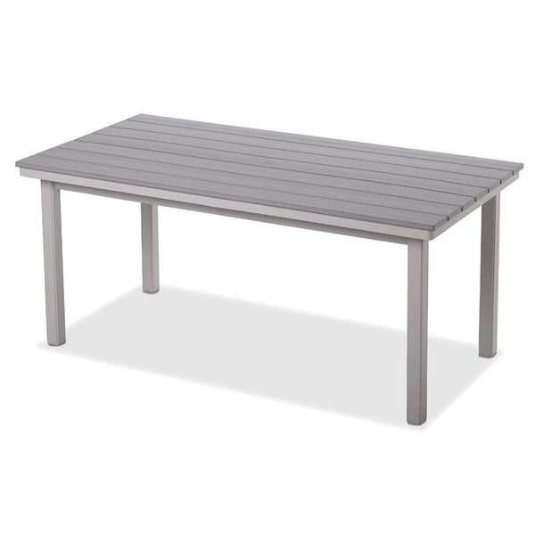 Telescope Casual Rustic Polymer Bar Height Parson Table With 48" x 96" Rectangular Table Top