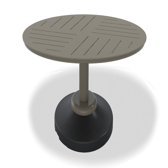 Telescope Casual Dash Bar Height 120-Pound Pedestal Table With 48" Round Table Top