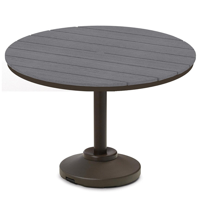 Telescope Casual Dining Height 120-Pound Pedestal Table With 48" Round Table Top