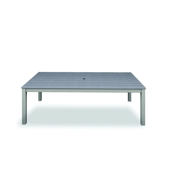 Telescope Casual Rustic Polymer Dining Height Parson Table With 48" x 96" Rectangular Table Top