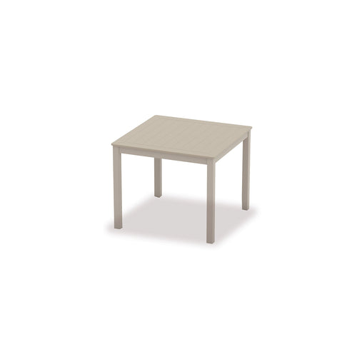Telescope Casual Slat Dining Height Parson Table With 36" Square Table Top