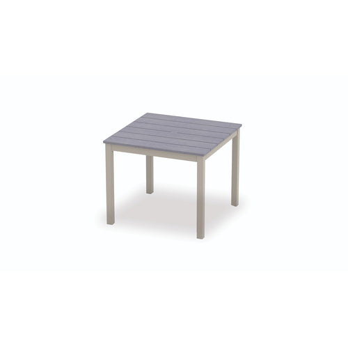 Telescope Casual Rustic Polymer Dining Height Parson Table With 36" Square Table Top