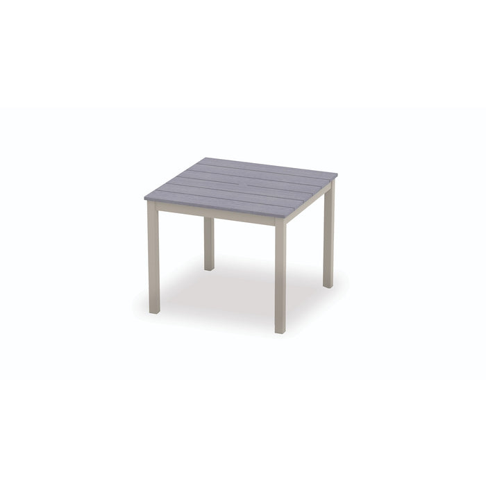 Telescope Casual Rustic Polymer Dining Height Parson Table With 36" Square Table Top