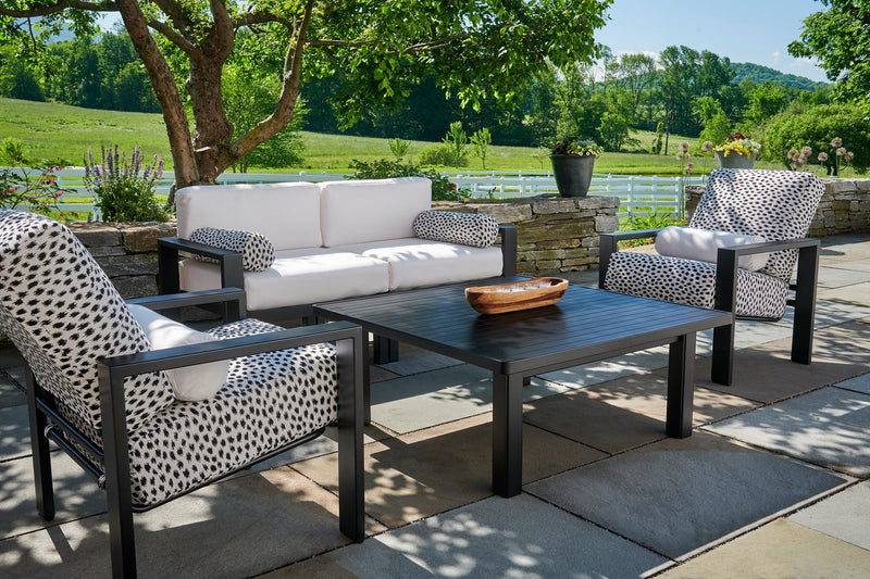 Black finish on Telescope Casual outdoor furniture