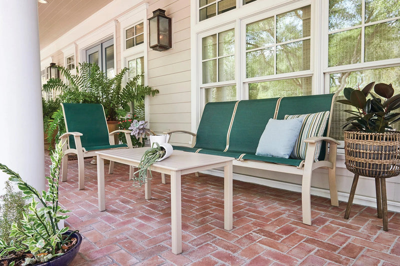 Desert finish on Telescope Casual outdoor furniture