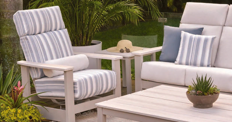 Laguna finish on Telescope Casual outdoor furniture