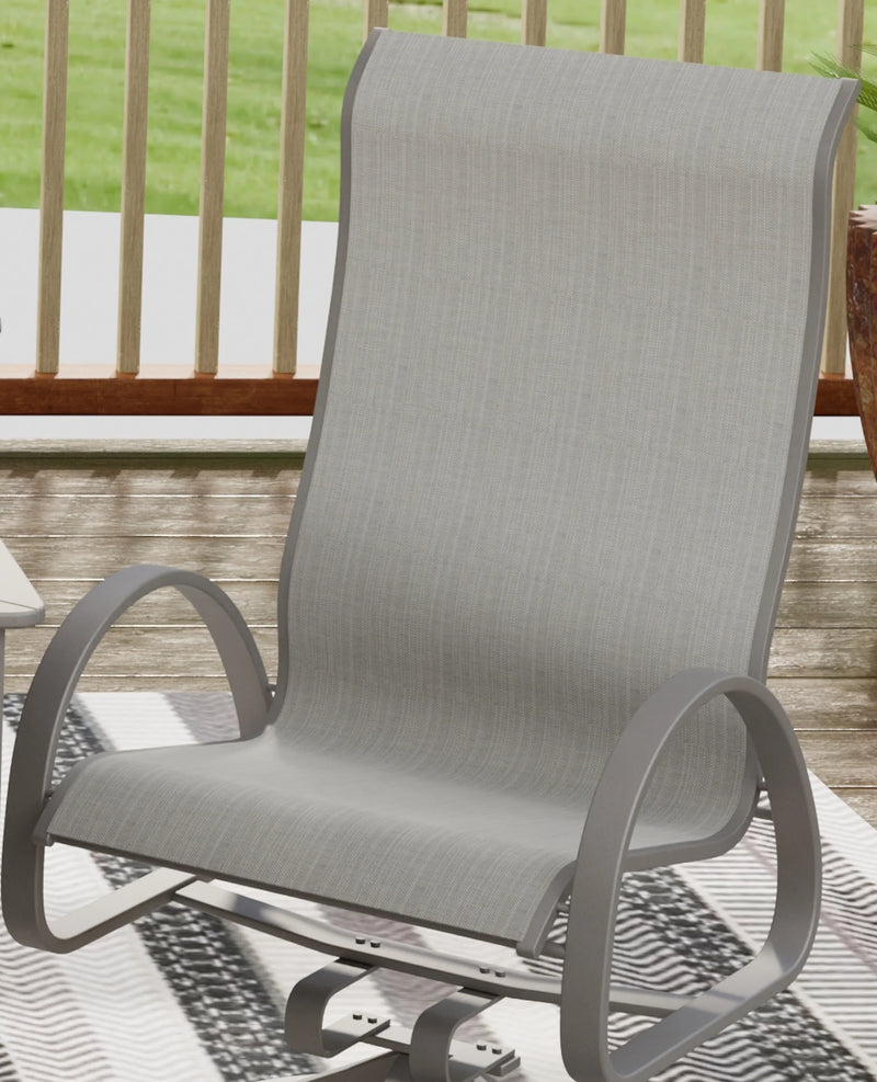 Warm Gray finish on Telescope Casual outdoor furniture