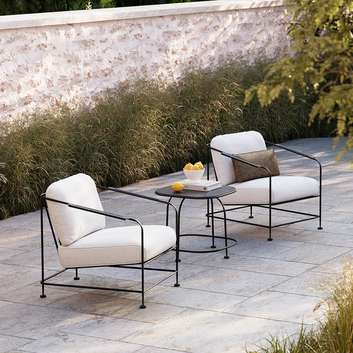 Woodard Reed Square Side Table