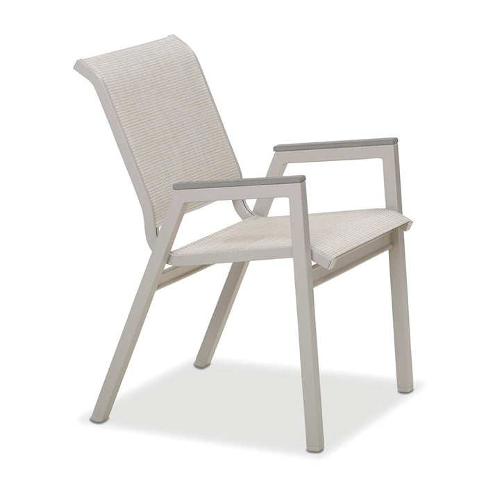 Telescope Casual Bazza Sling Stacking Bistro Chair w/ Polymer Accents