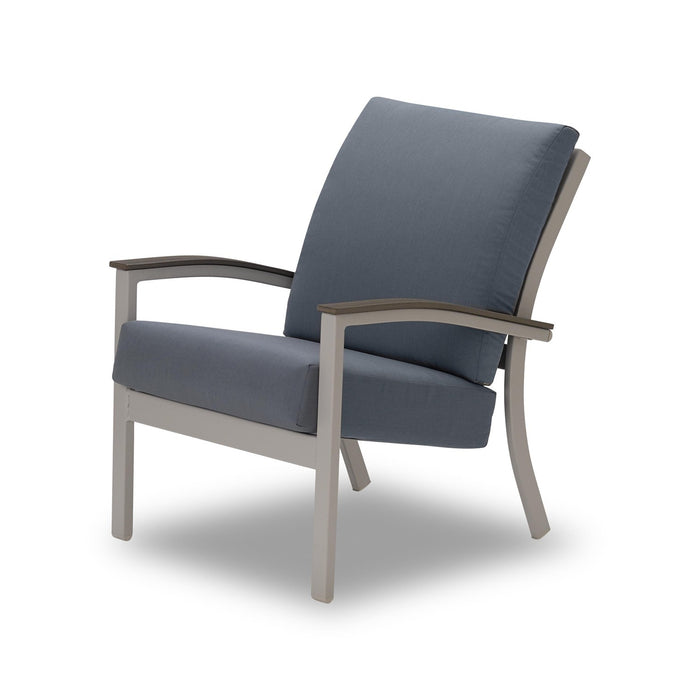 Telescope Casual Bazza Deep Seat Cushion Arm Chair w/ Polymer Accents