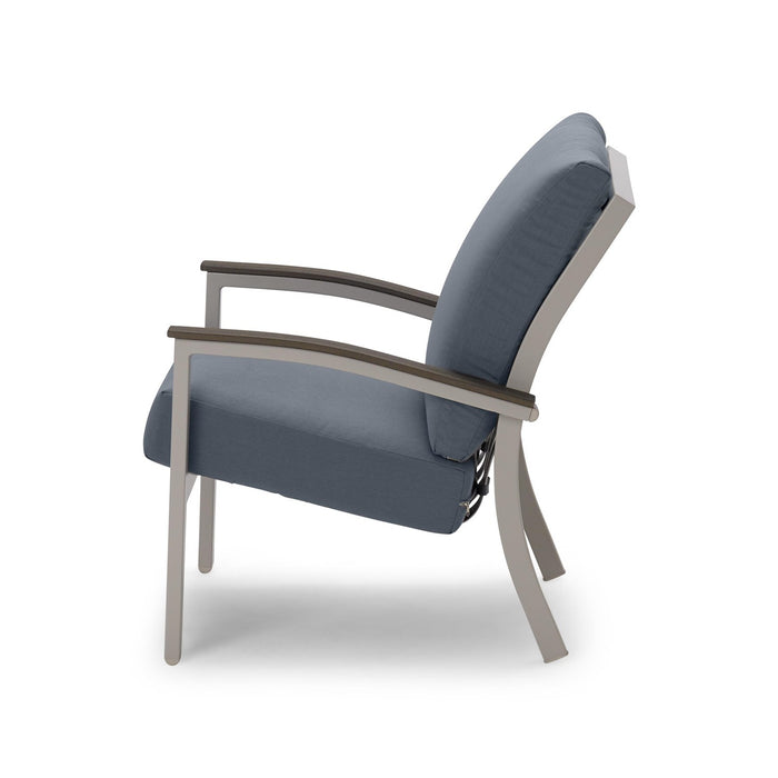 Telescope Casual Bazza Deep Seat Cushion Arm Chair w/ Polymer Accents