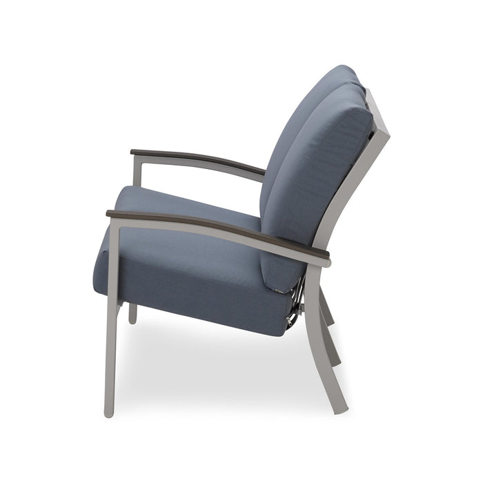 Telescope Casual Bazza Deep Seat Cushion Two-Seat Loveseat w/ Polymer Accents