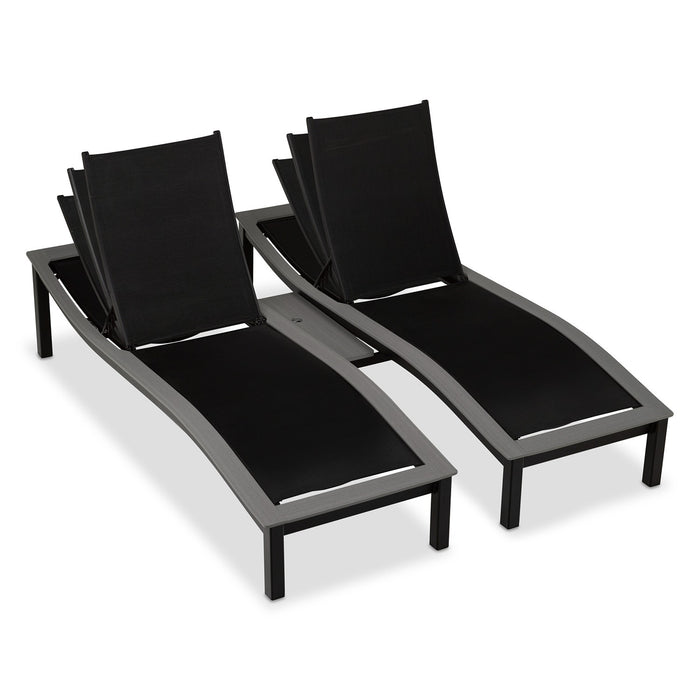 Telescope Casual Bazza Sling Four-Position Contour Armless Chaise