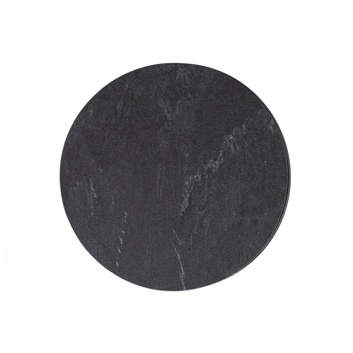 Lloyd Flanders 47" round dining table top: Graphite Gray