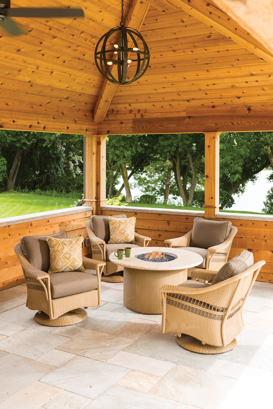 48" Round Fire Table