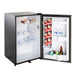 Blaze 20" Compact Refrigerator - studio angle, door open and stocked
