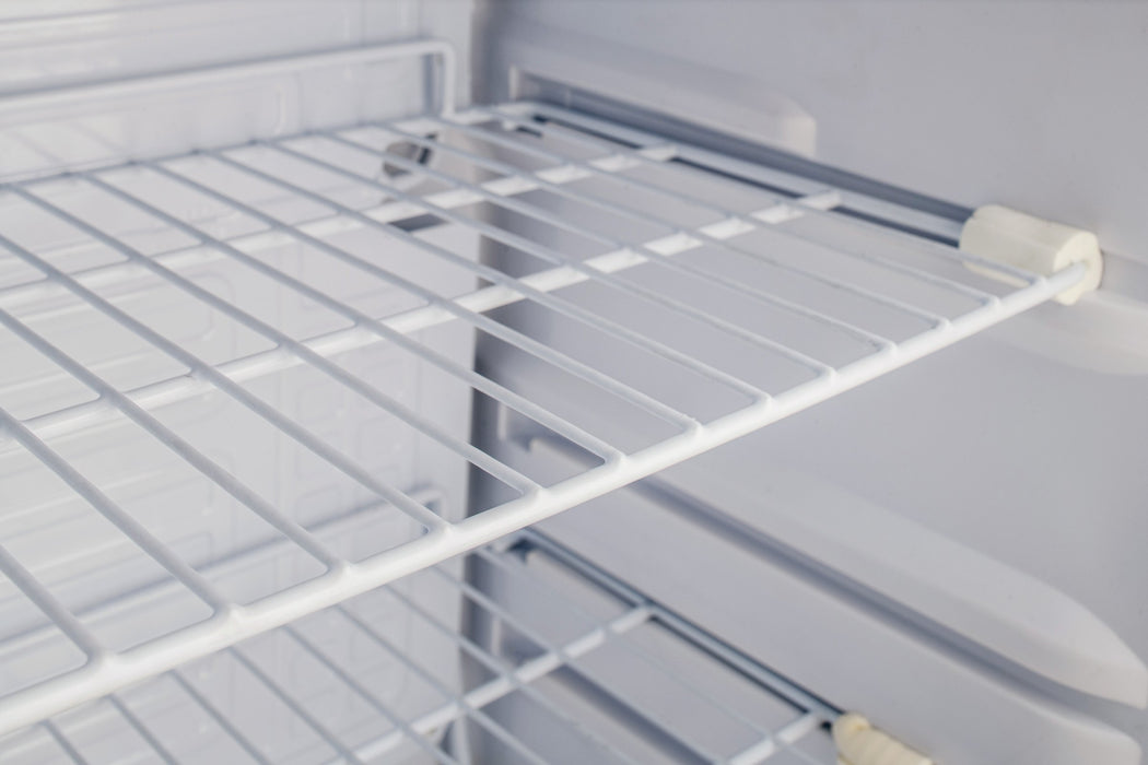 Blaze 20" Compact Refrigerator - wire shelving detail
