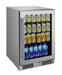 Blaze 20" Outdoor Beverage Cooler - studio angle, stocked