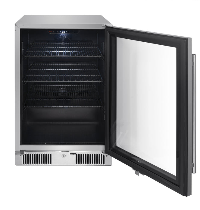Blaze 20" Outdoor Beverage Cooler - door open