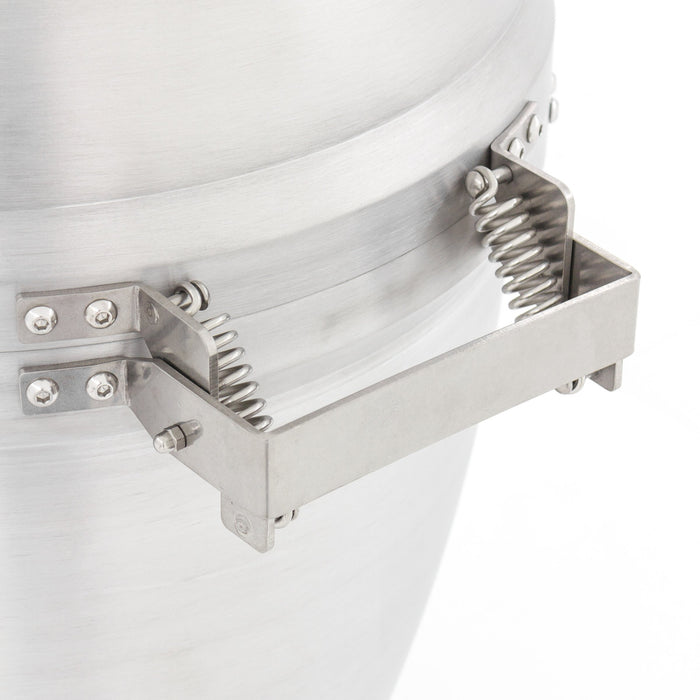 Blaze 20-inch cast aluminum kamado grill, lid hinge