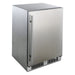 Blaze 24-inch 5.5 cu. ft. outdoor refrigerator, studio, angle, door closed