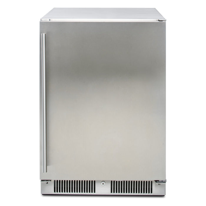 Blaze 24-inch 5.5 cu. ft. outdoor refrigerator, studio, front, door closed