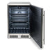 Blaze 24-inch 5.5 cu. ft. outdoor refrigerator, studio, front, door open