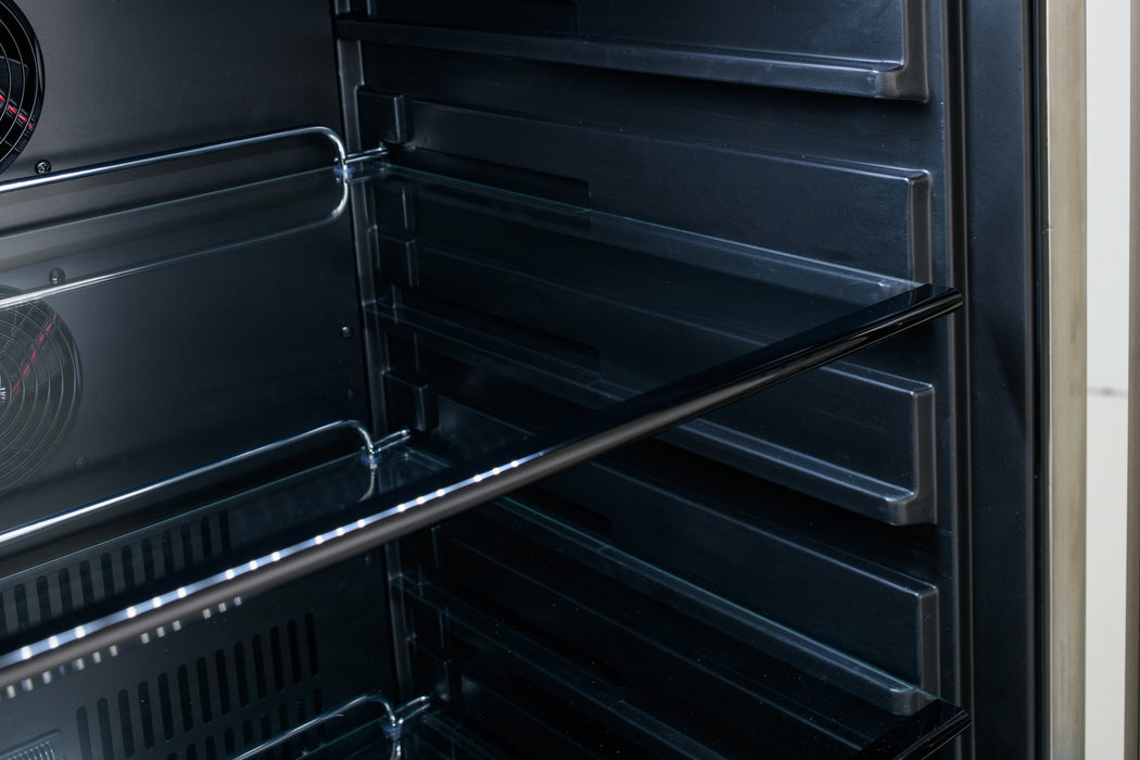 Blaze 24-inch 5.5 cu. ft. outdoor refrigerator, interior shelving