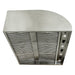 Blaze 42-inch outdoor vent hood, angled view of the baffle filters