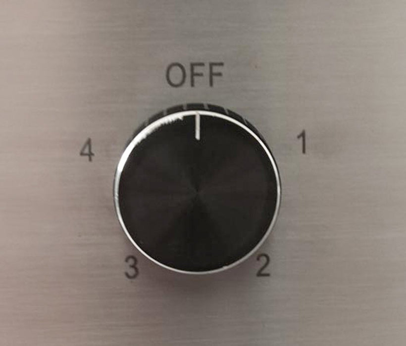 Blaze 42-inch outdoor vent hood, fan speed control knob