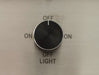 Blaze 42-inch outdoor vent hood, light control knob