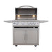 Blaze Premium LTE+ Marine Grade 32" gas grill on cart, studio, front