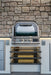 Blaze LTE+ 26" outdoor pizza oven, built into a stone outdoor kitchen