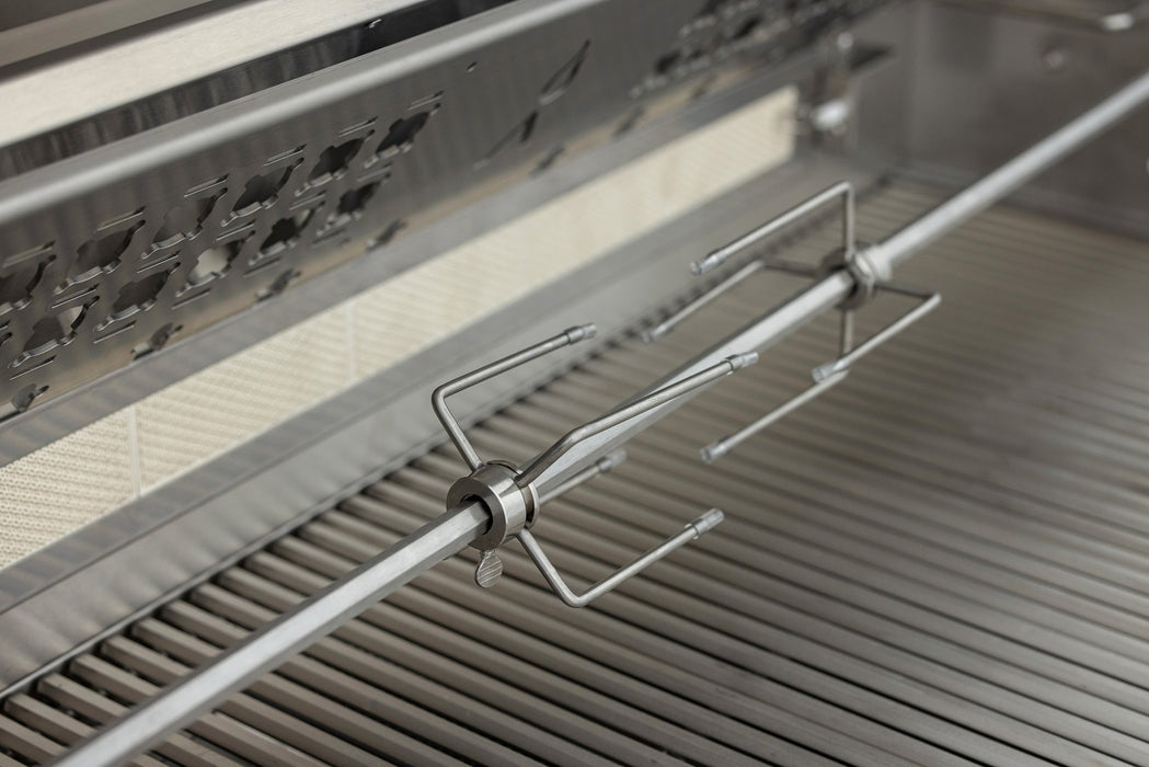 Blaze LTE PRO 32" Built-In Gas Grill - rotisserie spit in the firebox (rotisserie kit sold separately)