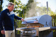 Blaze LTE PRO 32" Freestanding Gas Grill - grilling on the patio