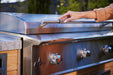 Blaze LTE PRO 40" Built-In Gas Griddle - closing the attached lid