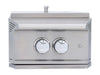Blaze LTE PRO Built-In Power Burner - studio front view, cover closed