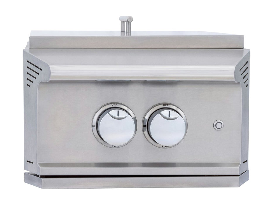 Blaze LTE PRO Built-In Power Burner - studio front view, cover closed