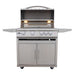 Blaze Premium LTE+ 32" gas grill on cart, studio, front