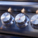 Blaze Premium LTE+ 40" built-in gas grill, control knobs close-up