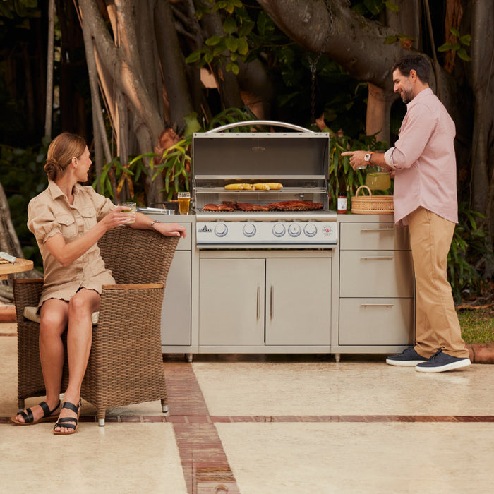 Blaze Premium LTE+ Marine Grade 32" built-in gas grill, outdoors