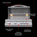 Blaze Premium LTE+ Marine Grade 32" built-in gas grill, features: easy-lift hood, multi-zone cooking, push-and-turn ignition