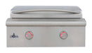 Blaze LTE+ 30" Built-In Gas Griddle - studio front view, lid closed