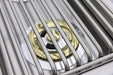 Blaze LTE+ Built-In Double Side Burner - brass-plated burner detail