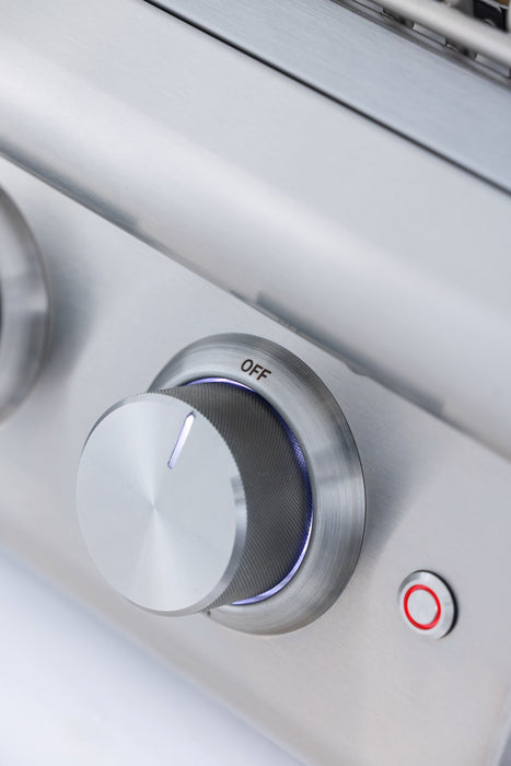 Blaze LTE+ Built-In Double Side Burner - control knob detail