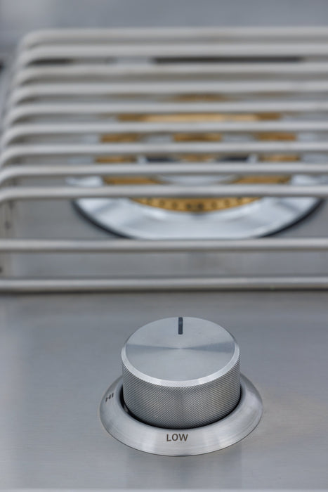 Blaze LTE+ Built-In Single Side Burner - knurled control knob